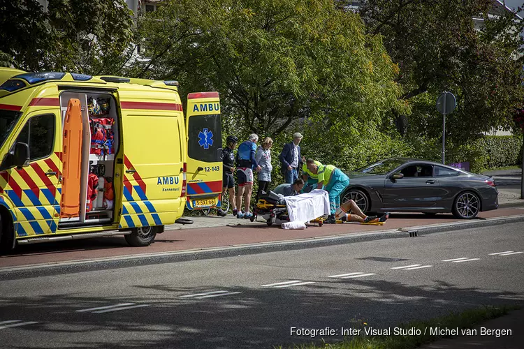Wielrenner gewond na valpartij in Bloemendaal