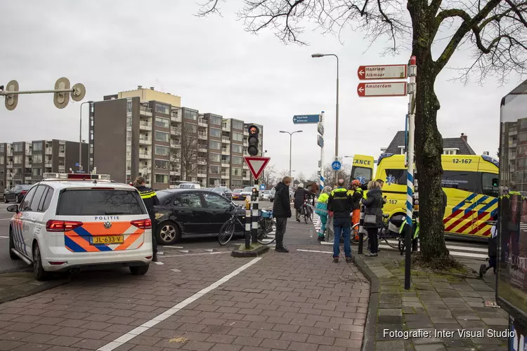 Vrouw lelijk gewond bij ongeval op de Zandvoortselaan