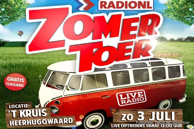 De RADIONL Zomertoer komt met grote namen naar je toe!