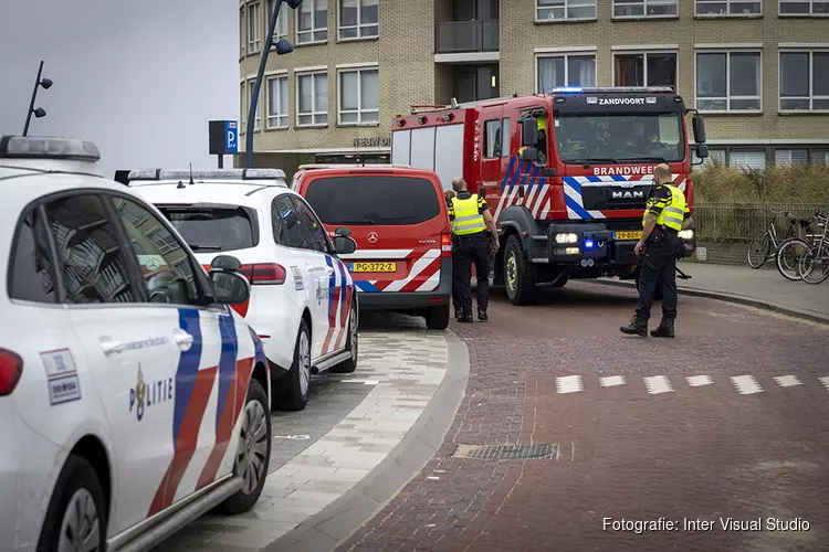 Brandweer uitgerukt na melding van brandende strandtent