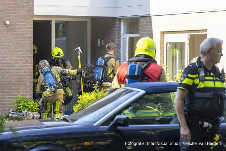 Ventilator in de brand in badkamer Bellamylaan Aerdenhout