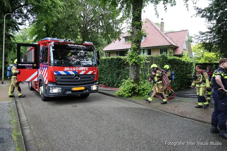 Brand in villa aan Grenslaan in Aerdenhout