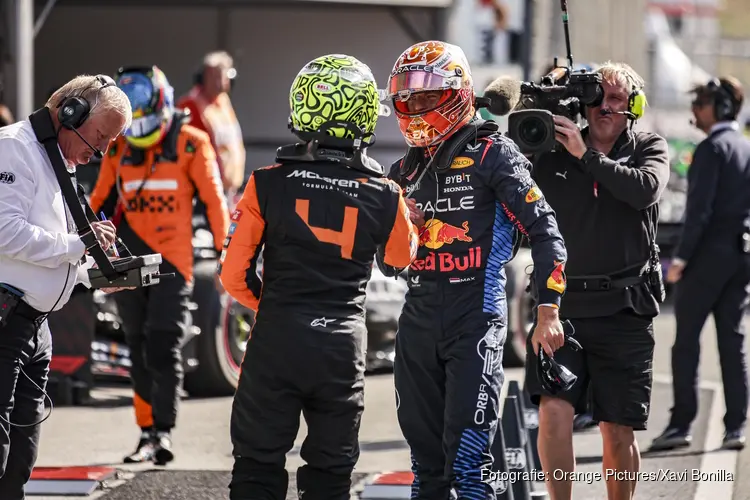 Verstappen op waarde geklopt door Norris in Zandvoort